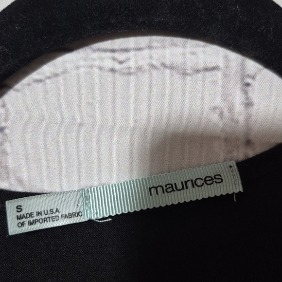 Maurices Dress Women's Small Black Sleeveless Tiered With Crochet Neckline #256 - Picture 2 of 10